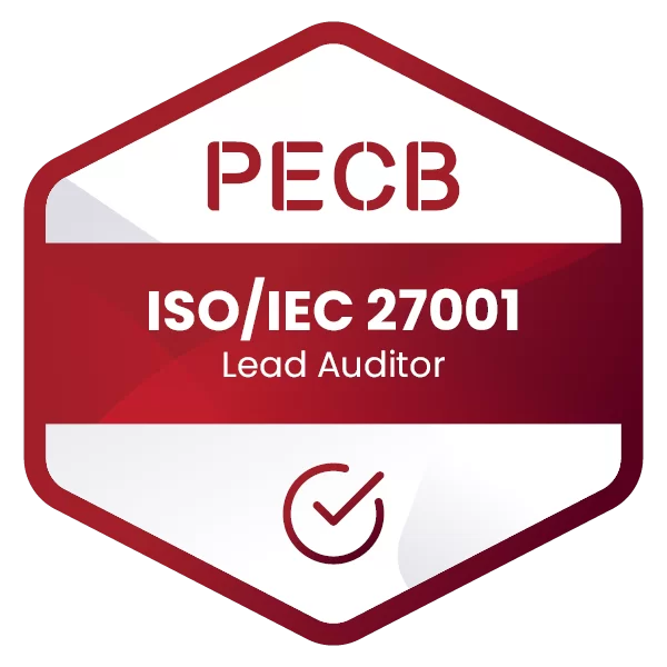 ISO/IEC 27001 LA certification badge